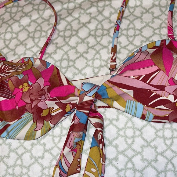 Hurley Swimwear Bandeau Swim Bra Top M - Picture 2 of 8